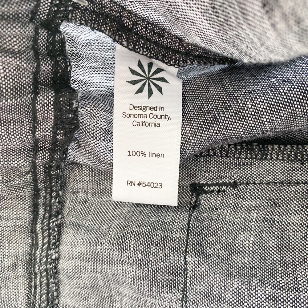 SOLD Athleta Heathered Gray Linen Pants - Picture 10 of 11